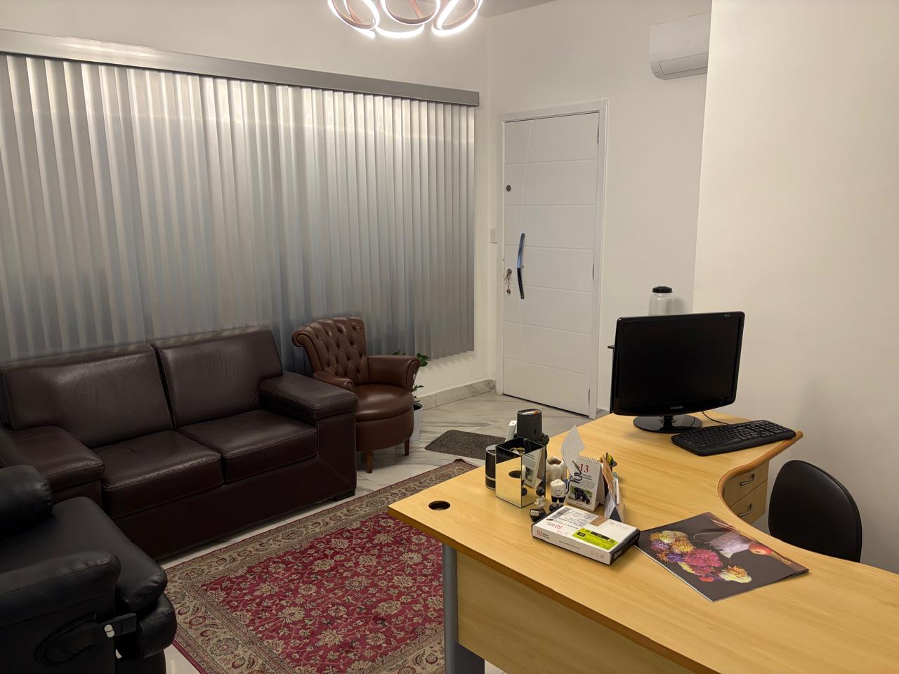 Sala de espera confortável
